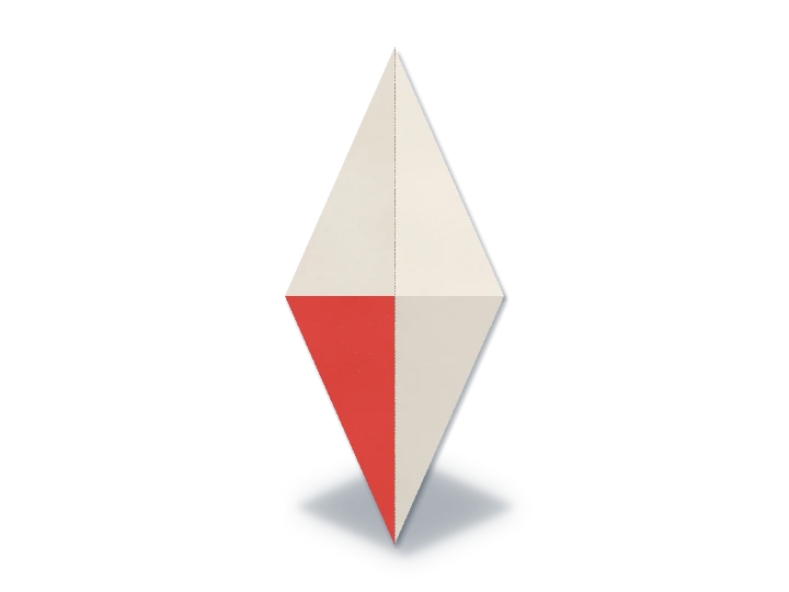 Bird base, authored animated geometry
